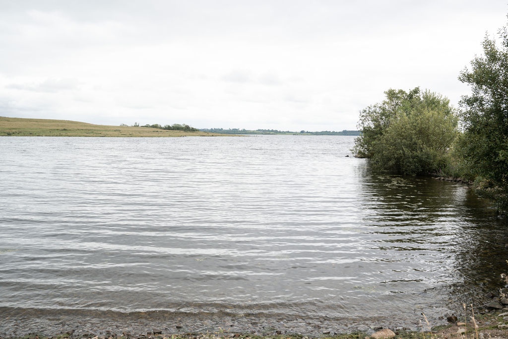 Quiet water at the LakEscape shore